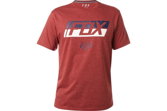 FOX Requiem Ss Tech Tee, heather burgundy