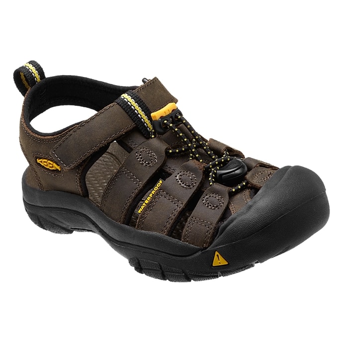 KEEN Newport Premium Jr, dabr - juniorské kožené sandály