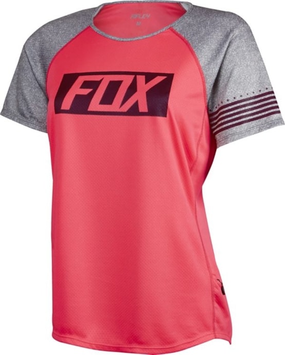 FOX WOMENS RIPLEY Neo Red - cyklistický dres