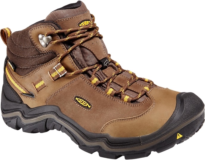 KEEN WANDERER MID WP M earth/yellow - turistické boty