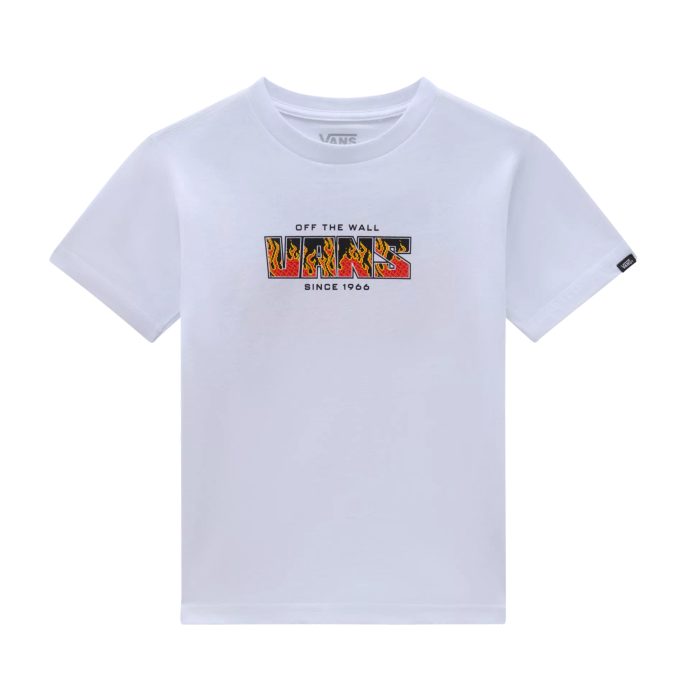 VANS DIGI FLAMES SS Kid White