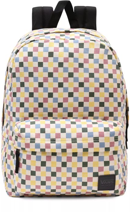 WM DEANA III BACKPACK CALIFAS MULTI COLOR CHECK MARSHMALLOW/ASHLEY BLUE -  batoh dámský - VANS - 37.57 €