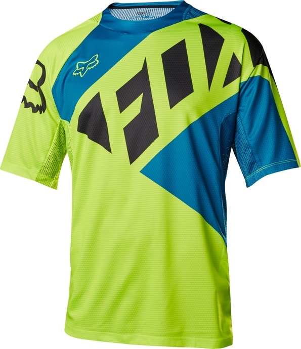 FOX Demo Ss Seca Jersey, flo yellow