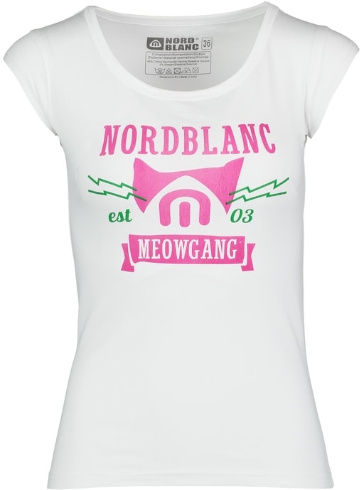 NORDBLANC NBFLT5948 AMIABLE bílá - dámské tričko