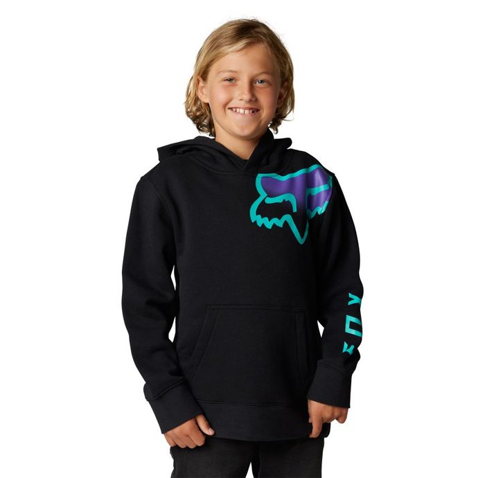 FOX Yth Toxsyk Pullover Fleece, Black