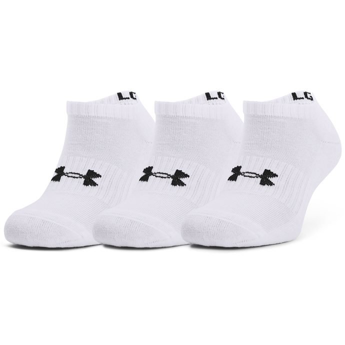 UNDER ARMOUR UA Core No Show 3Pk, White