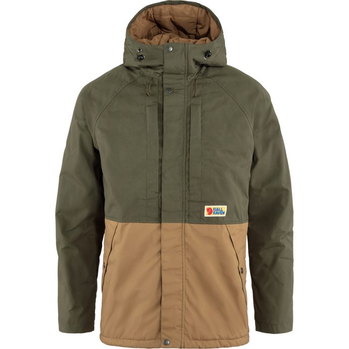 FJÄLLRÄVEN Vardag Lite Padded Jacket M Laurel Green-Buckwheat Brown