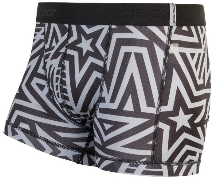 SENSOR COOLMAX IMPRESS men's shorts black/stars