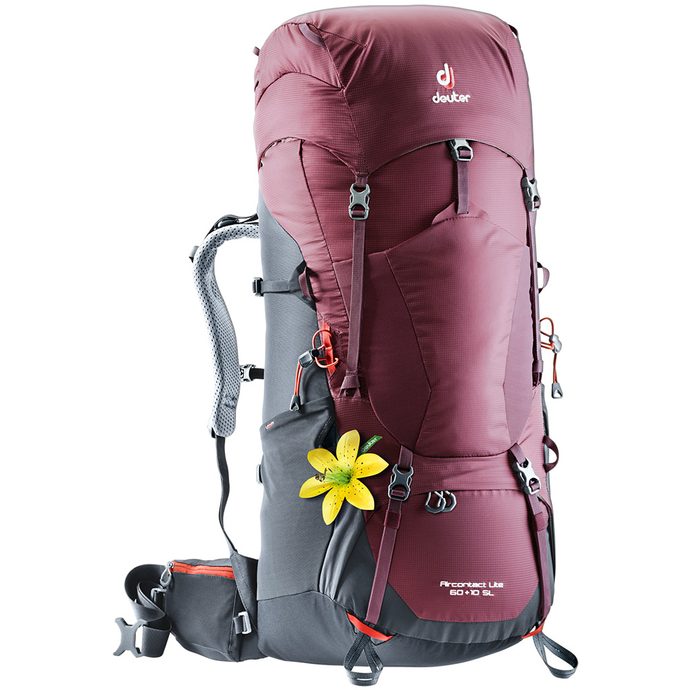 DEUTER Aircontact Lite 60 + 10 SL maron-graphite