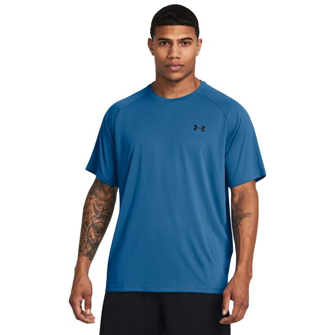 UNDER ARMOUR Tech 2.0 SS Tee, Photon Blue / Black