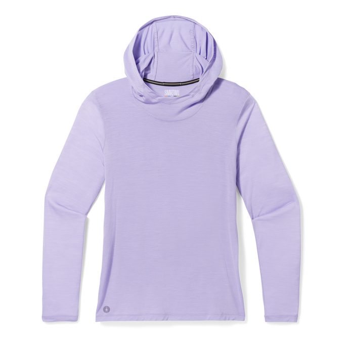 SMARTWOOL W ACTIVE ULTRALITE HOODIE, ultra violet