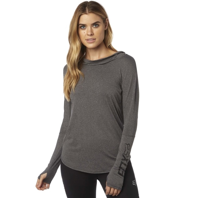 FOX Contoured Ls Hoody Heather Grey