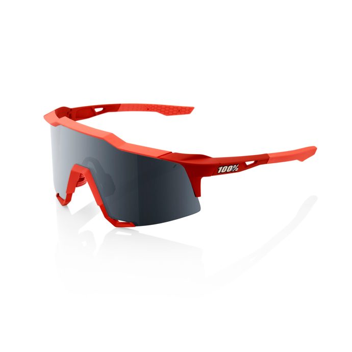 100% SPEEDCRAFT - SOFT TACT CORAL - BLACK MIRROR LENS