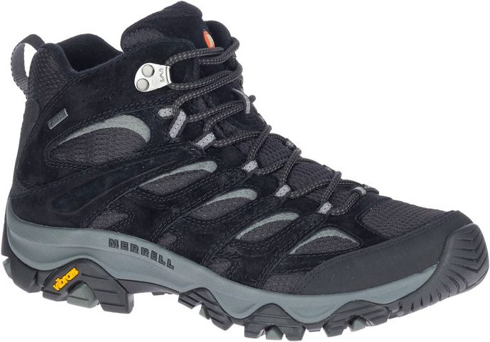 Merrell Moab 3 Mid GTX Gore-Tex Black Multi Women Outdoors Hiking Shoes  J037204