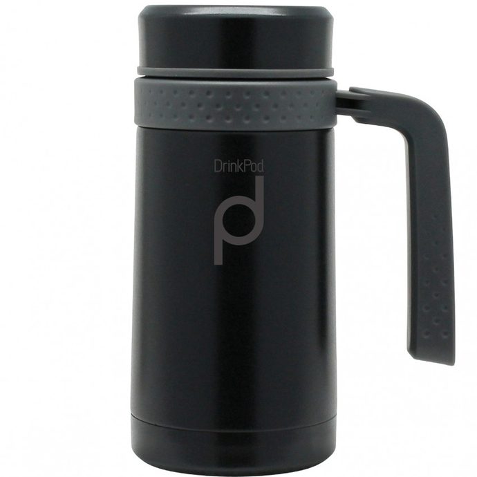 PIONEER Vacuum Capsule Flask with Handle 450 ml, black