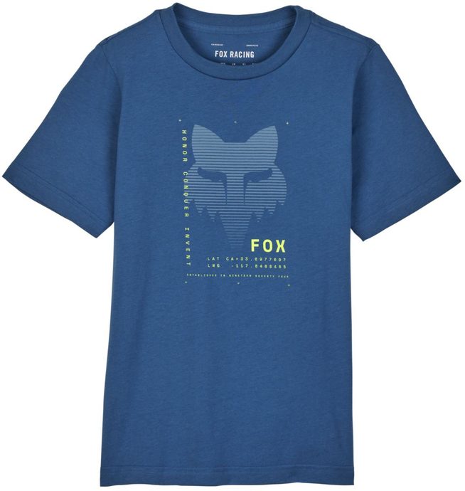 FOX Yth Dispute Prem Ss Tee Indigo