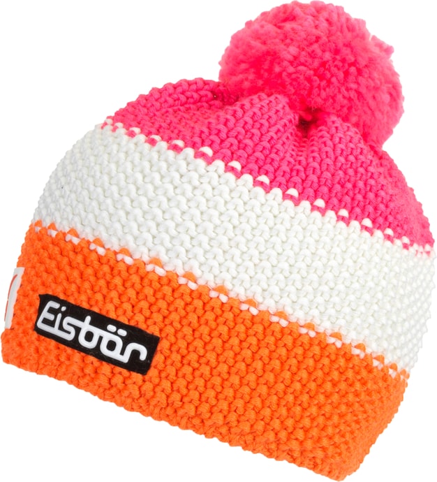 EISBÄR Star Neon Pompon MÜ SP, light orange/white/light pink