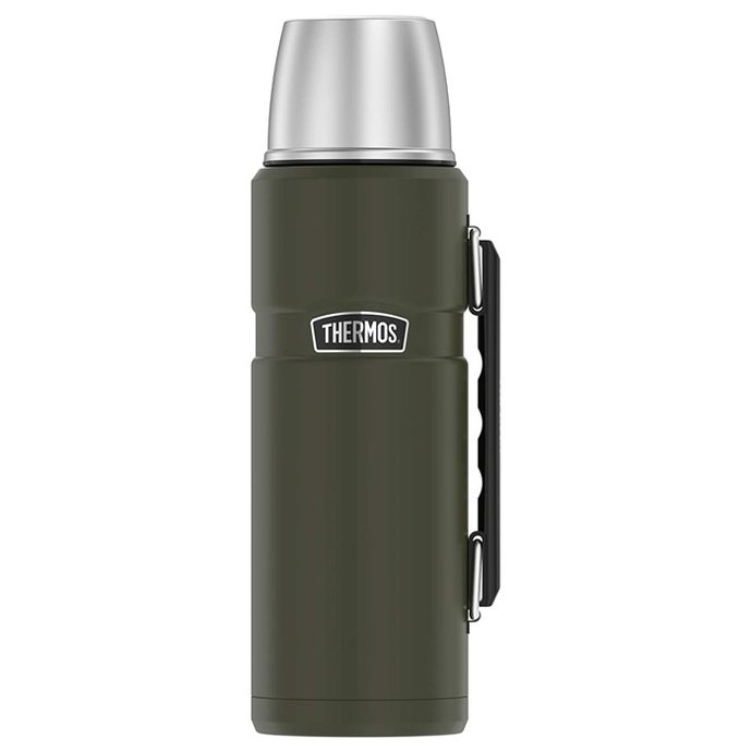 THERMOS Termoska na nápoje s madlem 1200 ml vojenská zelená