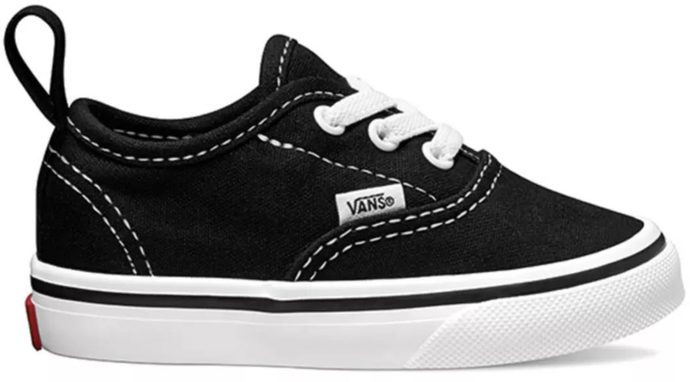 VANS TD AUTHENTIC ELASTIC LACE (ELASTIC LACE), BLK/TR WHT