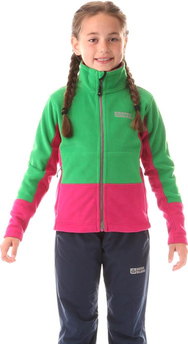 NORDBLANC NBWFK5916S MUSS amazon green - Kids fleece hoodie