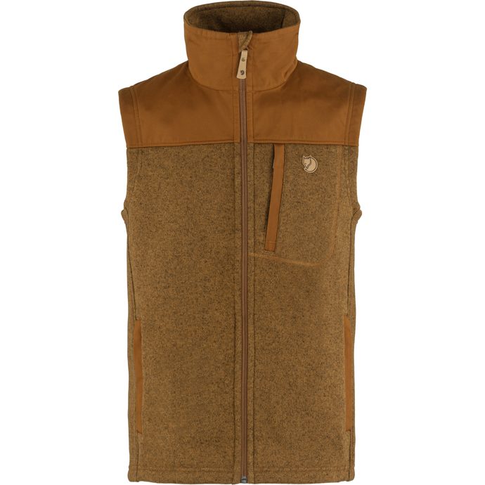 FJÄLLRÄVEN Buck Fleece Vest M Chestnut