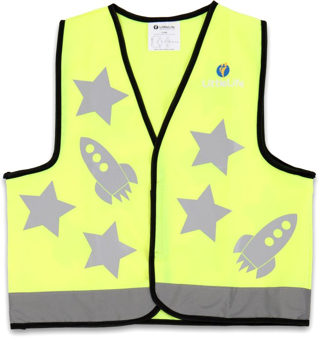 LITTLELIFE Reflective Safety Vest rocket medium