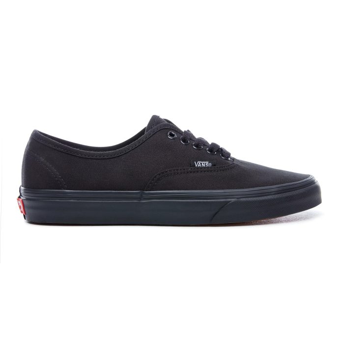 All black vans authentic online
