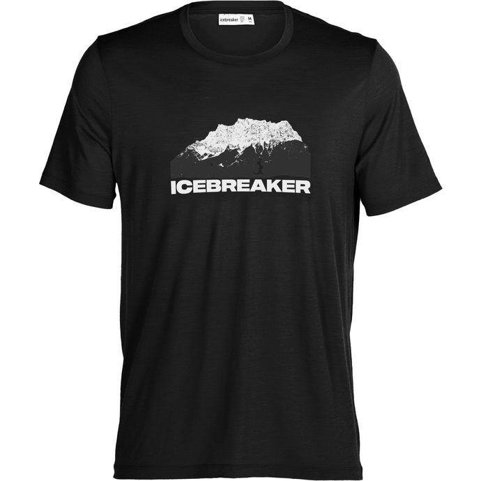 ICEBREAKER M T-Lite II SS Tee Mountain, Black