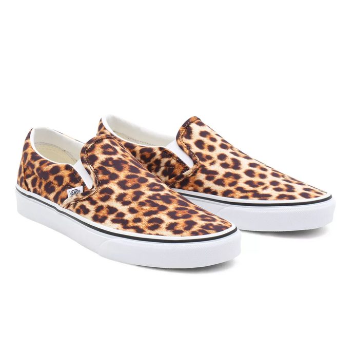 VANS UA Classic Slip-On (Leopard), Black/TrueWhite