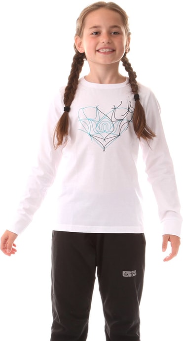 NORDBLANC NBFKT5975L NUB bílá - dětské tričko s dlouhým rukávem