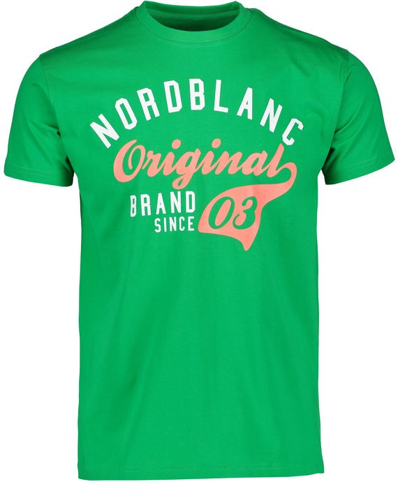 NORDBLANC NBFMT5934 FERVOR amazonská zelená - pánské tričko