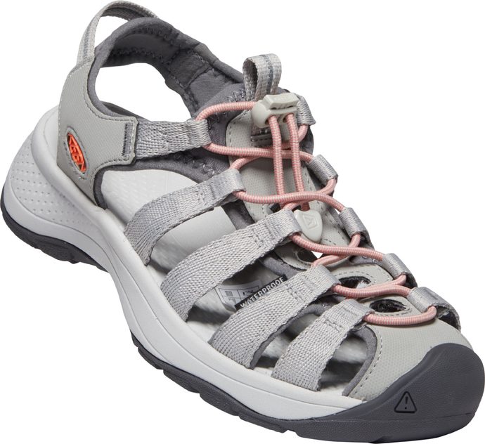 KEEN ASTORIA WEST SANDAL WOMEN, grey/coral