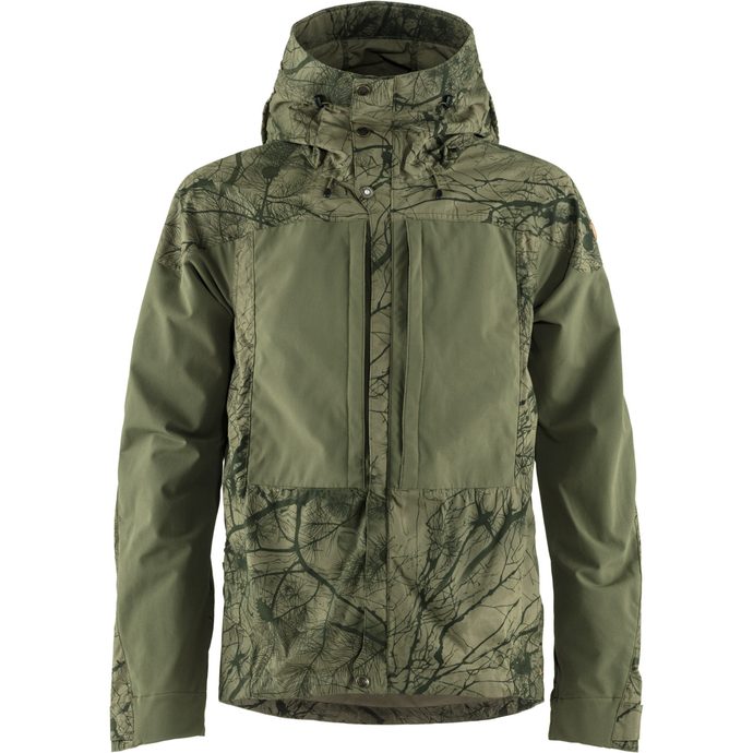 FJÄLLRÄVEN Keb Jacket M Green Camo-Laurel Green