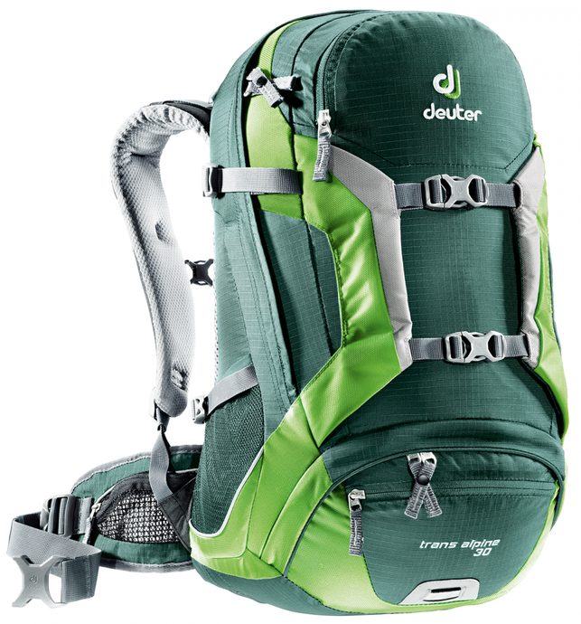 DEUTER 32223-2225 Trans Alpine 30 - cyklistický batoh zelený