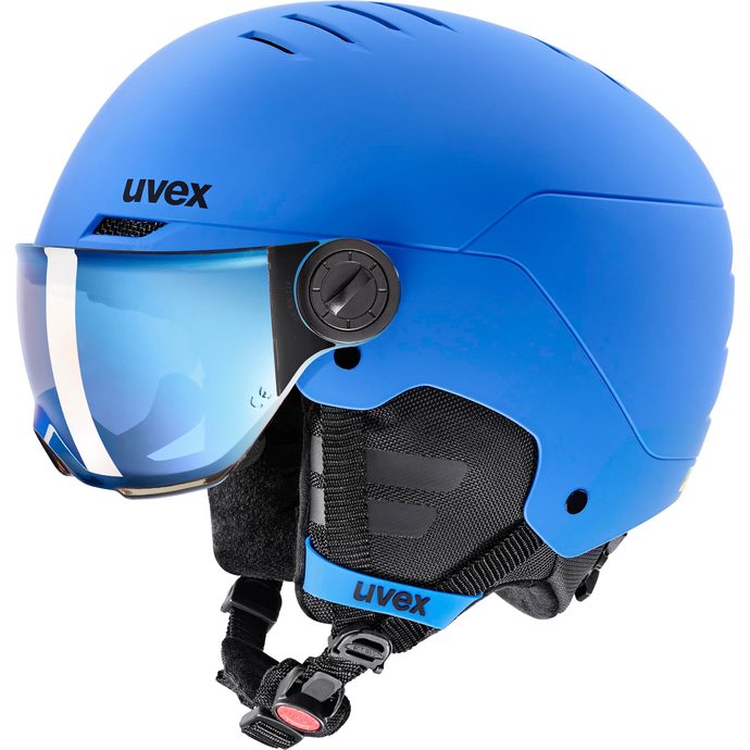 UVEX ROCKET JR VISOR, blue mat