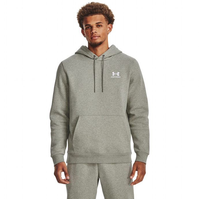 UNDER ARMOUR Essential Fleece Hoodie-GRN