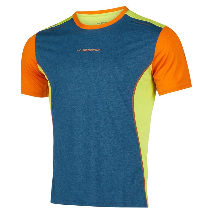 Tracer T-Shirt M, Storm Blue/Lime Punch