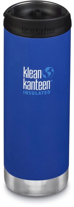 KLEAN KANTEEN TKWide w/Café Cap - Deep Surf 473 ml