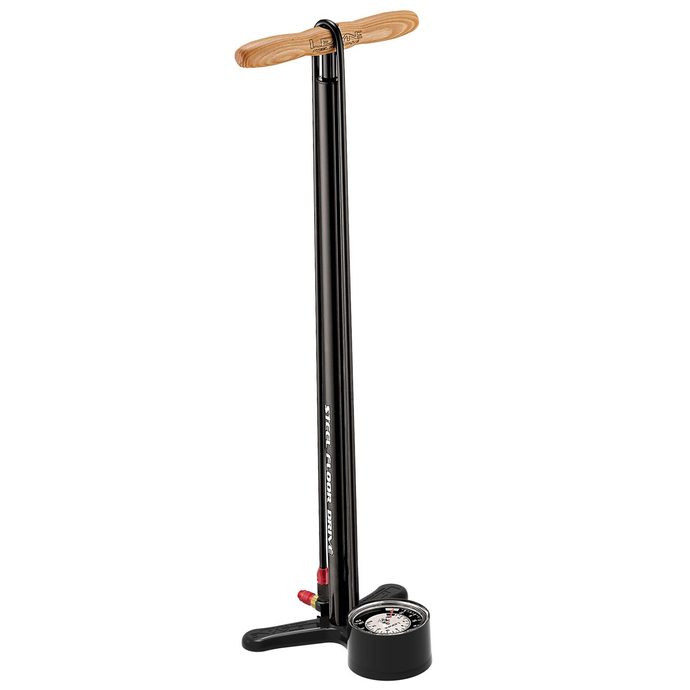 LEZYNE STEEL FLOOR DRIVE TALL GLOSS BLACK - 3,5" manometr