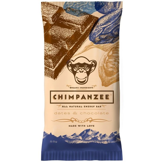 CHIMPANZEE ENERGY BAR Dates - Chocolate 55g