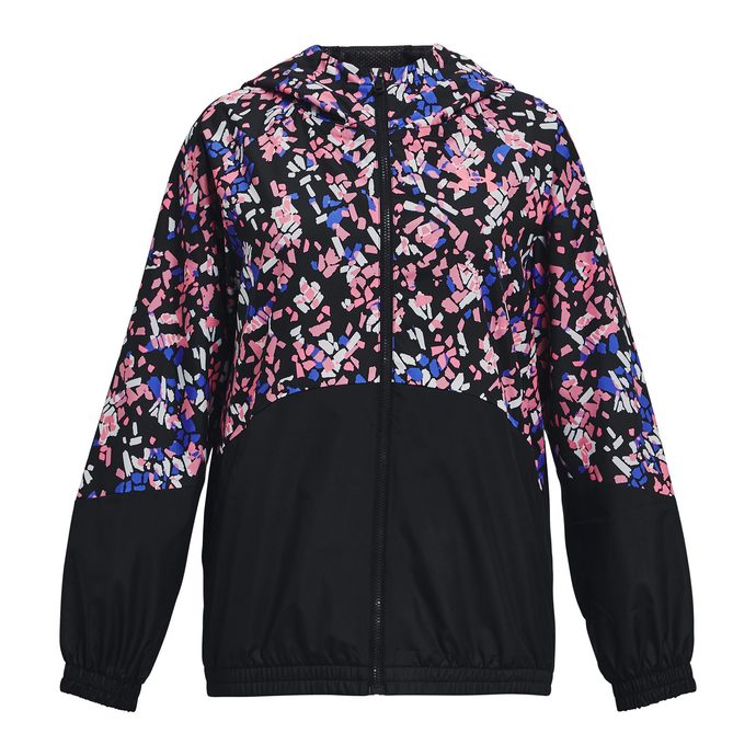 UNDER ARMOUR Woven FZ Jacket, Black