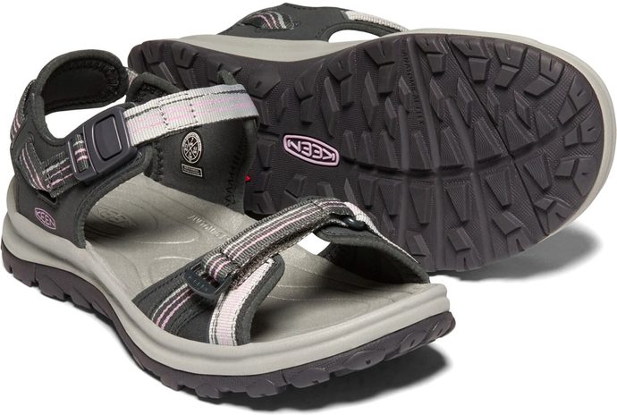 KEEN TERRADORA II OPEN TOE SANDAL W dark grey/dawn pink