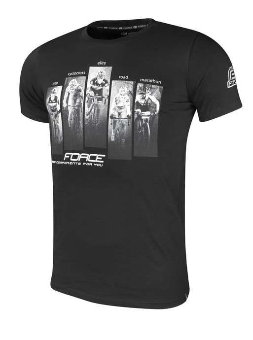 FORCE WORLD short sleeve, black