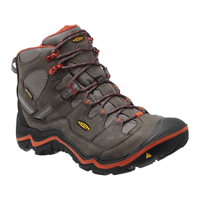 KEEN Durand Mid WP M magnet / red - turistické boty