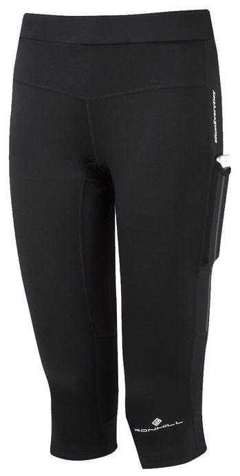 RONHILL W TECH REVIVE STRETCH CAPRI, all blk