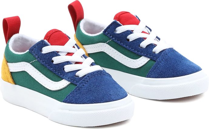 VANS TD Old Skool Elastic Lace (VANS YACHT CLUB), BLUE/GR