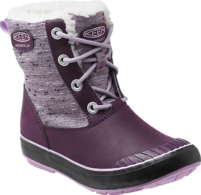 KEEN ELSA BOOT WP JR plum/lilac pastel - dětské zimní boty