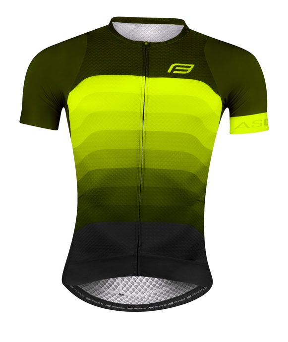 FORCE ASCENT, short sleeve, green-fluo