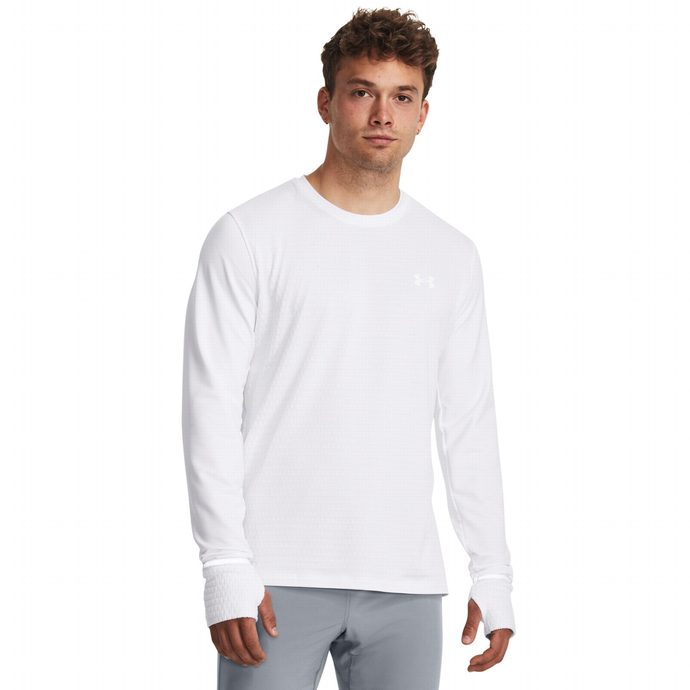 UNDER ARMOUR QUALIFIER COLD LONGSLEEVE, White