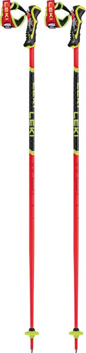 LEKI WCR TBS SL 3D, bright red-black-neonyellow